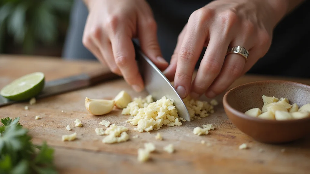 How to Make Irresistible Marinated Cheese Appetizer: A Flavor Explosion - Step 2: Mince the Garlic