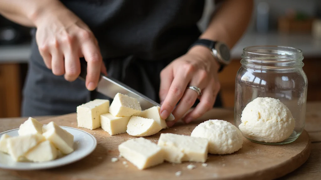 How to Make Irresistible Marinated Cheese Appetizer: A Flavor Explosion - Step 1: Prepare the Cheese