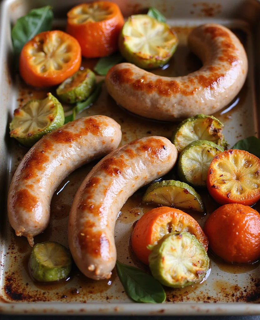 The Ultimate Sausage Sheet Pan Dinner: Simple, Satisfying, and Scrumptious - Step 4: Arrange on Sheet Pan