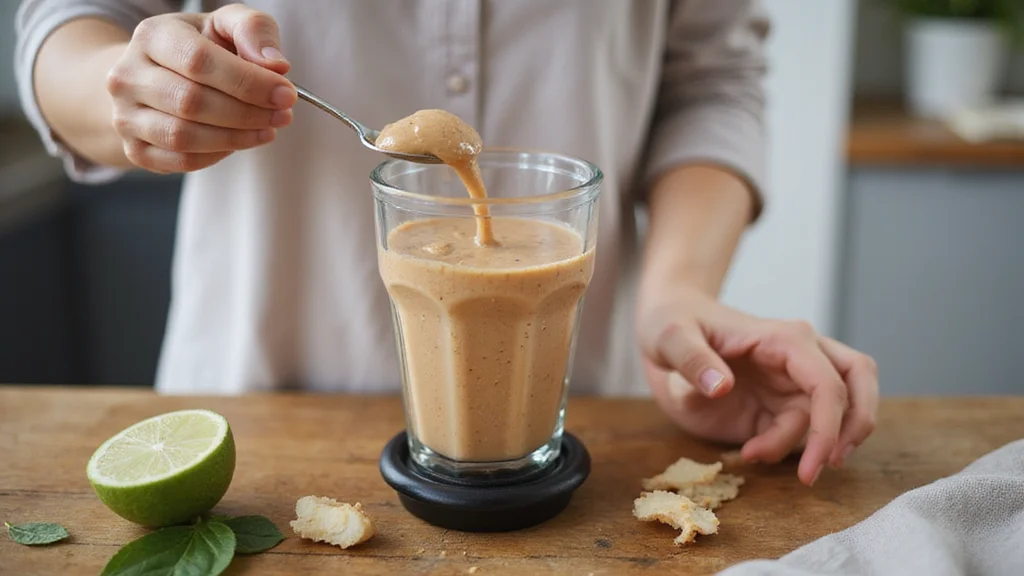 How to Make a Creamy Banana Strawberry Smoothie: Refreshing and Delicious - Step 6: Check Consistency