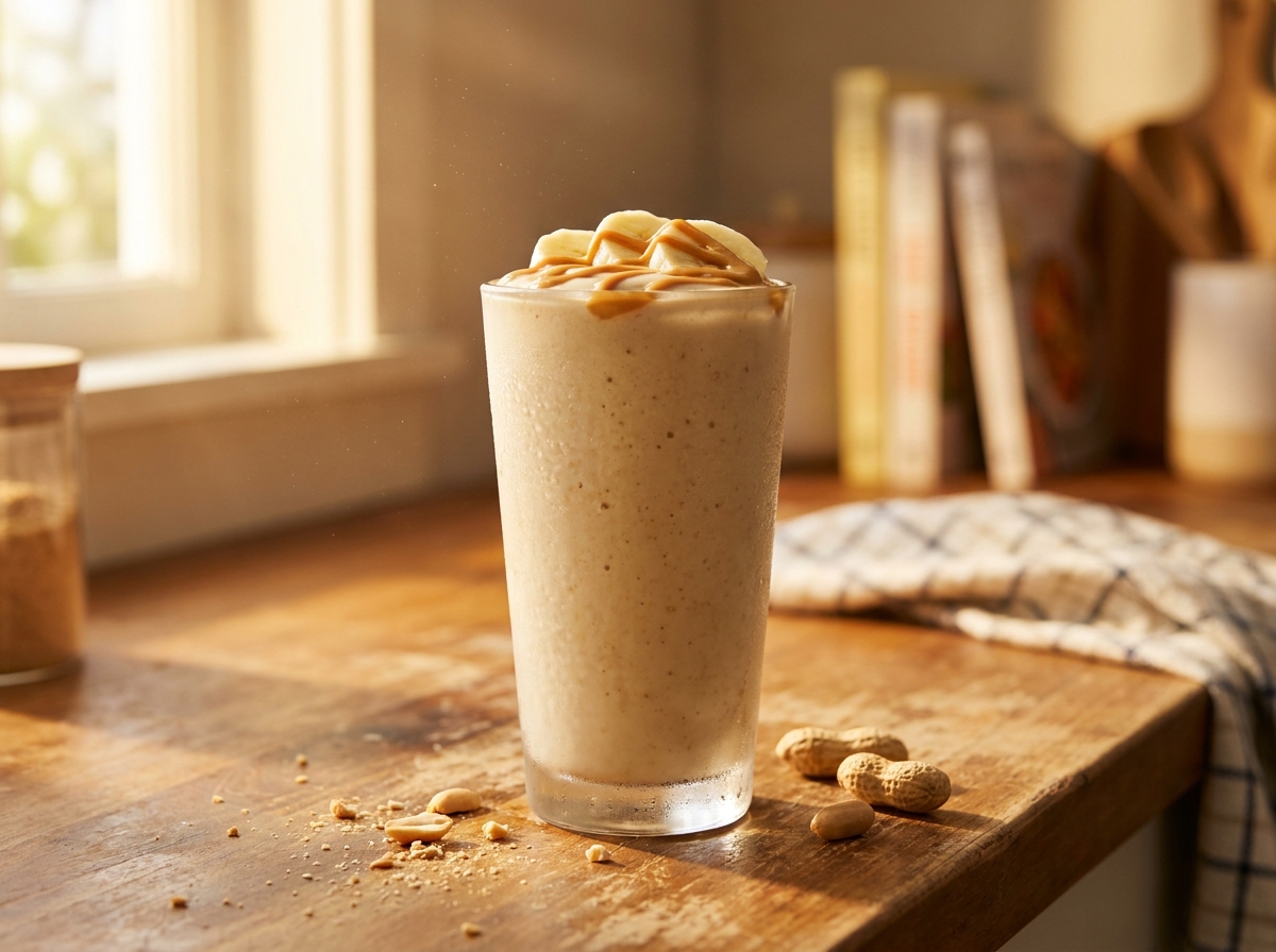 Banana Peanut Butter Smoothie