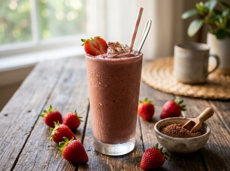 Chocolate Strawberry Smoothie