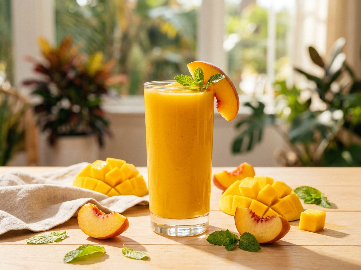 Mango Peach Smoothie