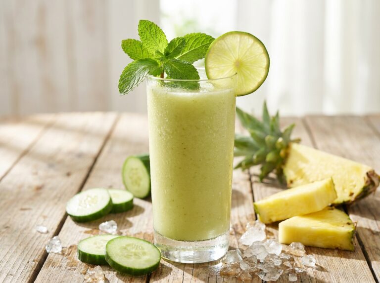 Pineapple Cucumber Smoothie