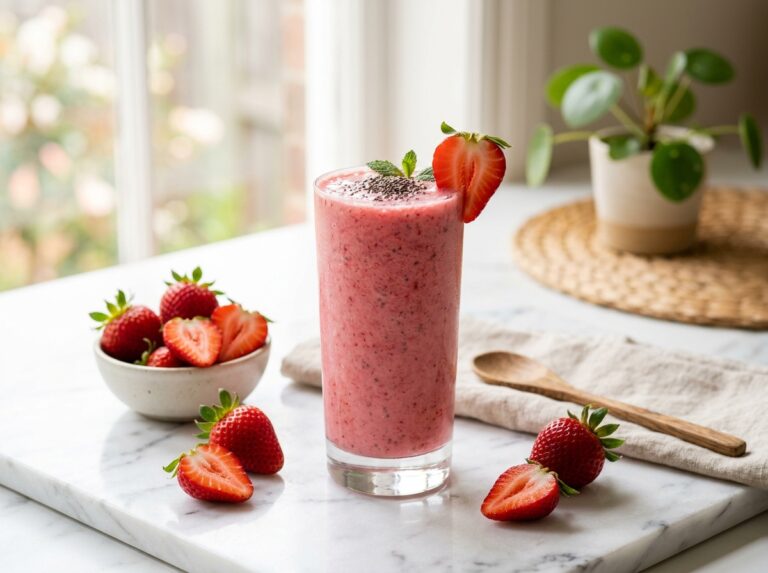 Strawberry Smoothie Recipe Healthy